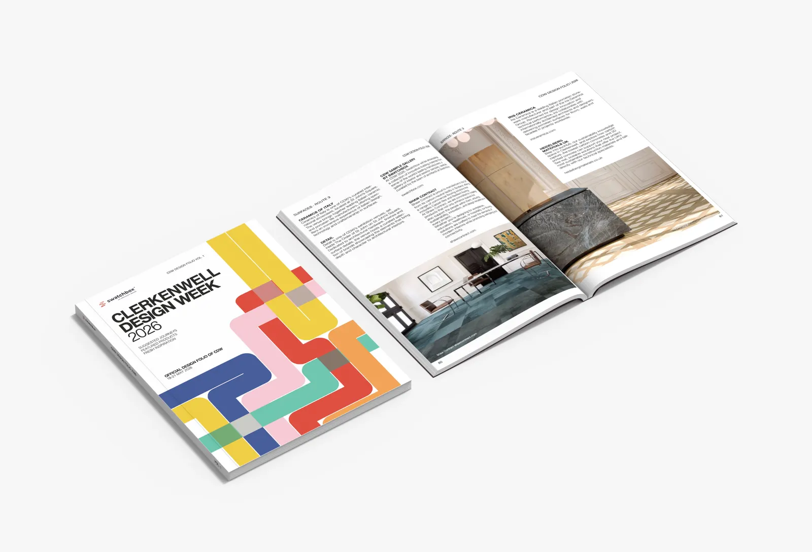 CDW Design Folio 2026 cover and interior spread